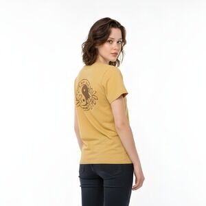 T C Surf Design T Shirt Unisex S Mustard Yellow